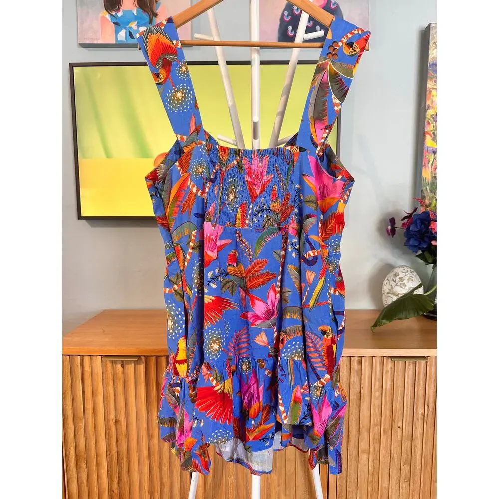 FARM RIO Macaw Party Mini Dress Size XL Excellent Condition! - Picture 6 of 9
